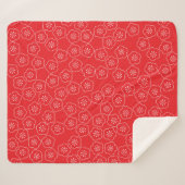 着物伝統的の日本のパカジュアルット シェルパブランケット (正面(横))