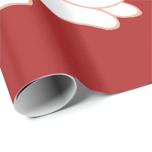 着物可愛日本のいウサギファインアート ラッピングペーパー (ロールコーナー)