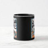 着物旅行芸術の日本日本様式の女性 マグカップ (中央)