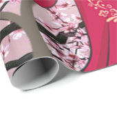 着物日本のの秋の女性 ラッピングペーパー (ロールコーナー)