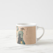 着物日本の女：浮世絵木版プリント エスプレッソカップ (右)
