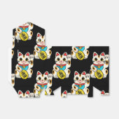 着物日本の柄のお願い箱の招き猫 フェイバーボックス (折り畳みなし)