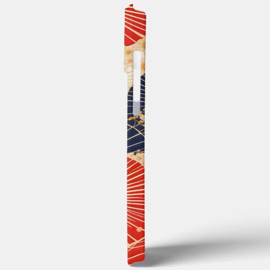 着物日本の柄の傘の名前 Case-Mate iPhoneケース (裏面 / 左)