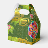 着物日本の柄ギフトボックス フェイバーボックス (裏面サイド)