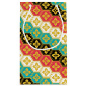 着物日本の柄抱き枕 スモールペーパーバッグ (裏面)