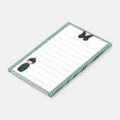 着物日本の物入りのかわいい人形（裏地） ポストイット (アングル)