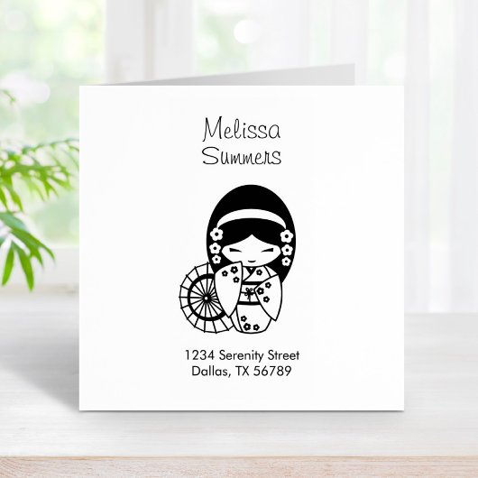 着物日本の着の傘を芸者の女の子|過去記事 ラバースタンプ