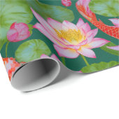 着物日本の織の巻き付き ラッピングペーパー (ロールコーナー)