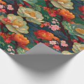 着物日本の織の巻き付き ラッピングペーパー (角)