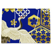 着物日本の織スタイル抱き枕 ラージペーパーバッグ (正面)