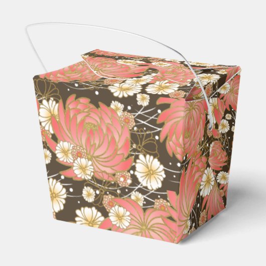 着物日本の織物風仕立ての愛玩箱 フェイバーボックス (裏面サイド)