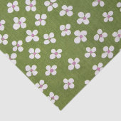 着物日本の織物、花柄 薄葉紙 (詳細)