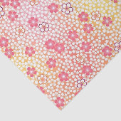 着物日本の織、さくらんぼ花柄 薄葉紙 (詳細)