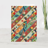 着物日本の カード (正面)