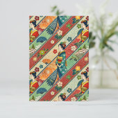 着物日本の サンキューカード (スタンド正面)