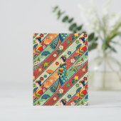 着物日本の ポストカード (スタンド正面)