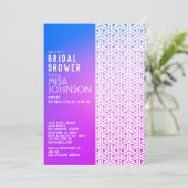 着物柄｜ブライダルシャワー招待状 招待状 (スタンド正面)