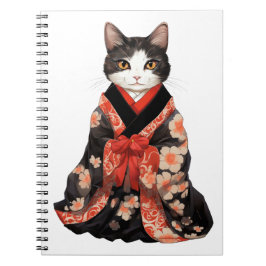 着物猫 ノートブック