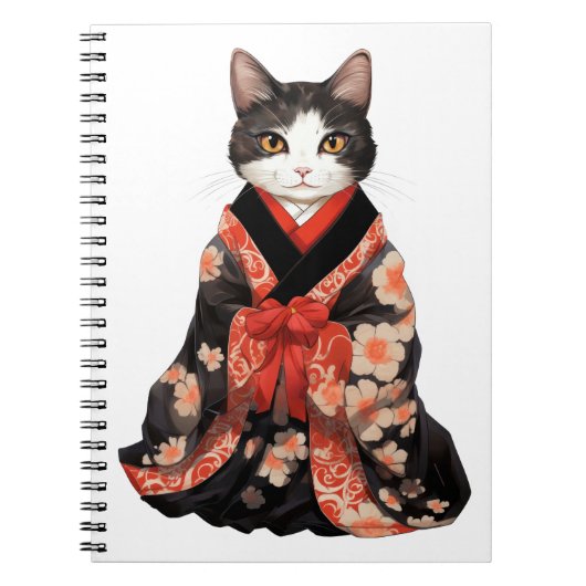 着物猫 ノートブック (正面)