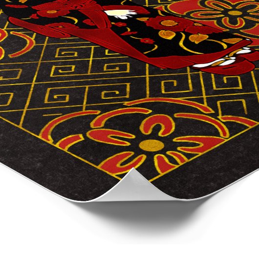 着物 ポスター (角)