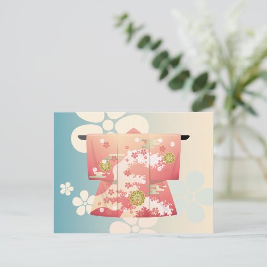 着物 ポストカード (スタンド正面)