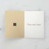 着物#1グリーティングカードカスタマイズ-  カード (内部)