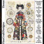 着物CK6デカップアジア可愛い時計人形 薄葉紙