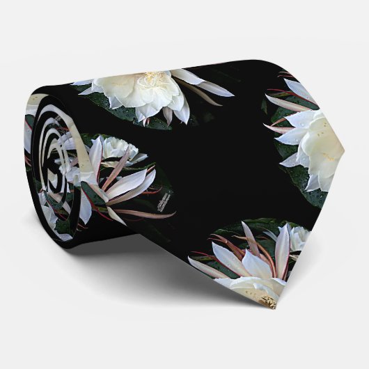 着生サボテンの花 ネクタイ (ロール)