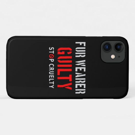 着用者の有罪 Case-Mate iPhoneケース (裏面(横))