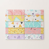 着色おもしろいメンフィス ジグソーパズル (横)