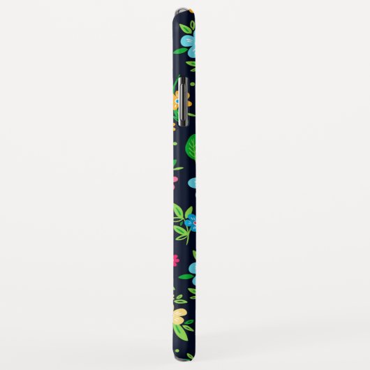 着色かわいらし花柄 Case-Mate iPhoneケース (裏面/右)