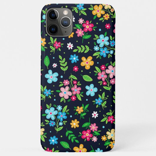 着色かわいらし花柄 Case-Mate iPhoneケース (裏面)