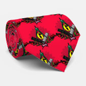 着色されたアザミ、着色されたアザミ、着色されたthist… ネクタイ (ロール)