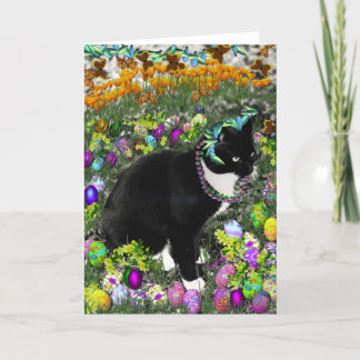 着色されたイースターエッグのための狩りのそばかす シーズンカード