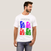 着色されたスキューバ Tシャツ (正面フル)