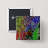 着色されたタイル 缶バッジ (正面&裏面)