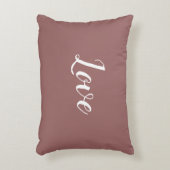 着色されたバラの灰の「愛」 アクセントクッション (正面(垂直))