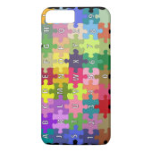 着色されたパズル Case-Mate iPhoneケース (裏面)