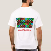 着色されたビニールの生命!! Tシャツ (裏面)