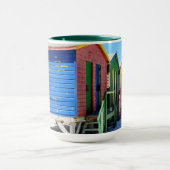 着色されたビーチ小屋 マグカップ (中央)