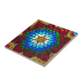 着色されたモザイク芸術 タイル (側面)