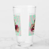 着色されたヴィンテージ不機嫌ハッター タンブラーグラス (左)