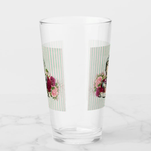 着色されたヴィンテージ不機嫌ハッター タンブラーグラス (右)