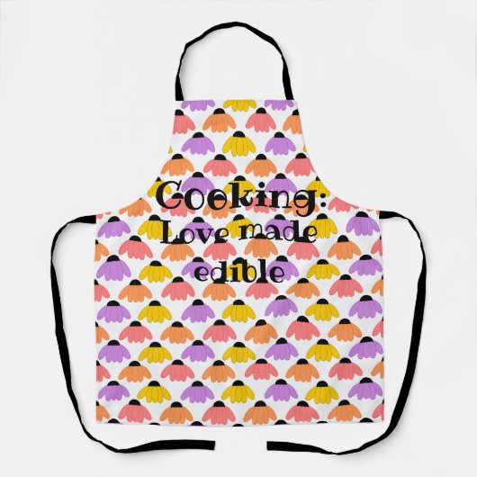 着色された円錐花序 エプロン (正面)