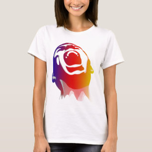 着色された叫び Tシャツ
