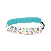 着色された台所物が付いているパターン アスレチックヘッドバンド (右)