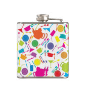 着色された台所物が付いているパターン フラスク (裏面)