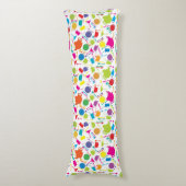 着色された台所物が付いているパターン ボディピロー (正面縦)