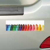着色された感じ先端のペン バンパーステッカー (車上)