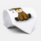 着色された星を持つトナカイ ネクタイ (ロール)